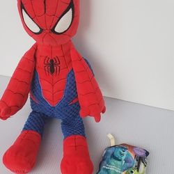 Scentsy Buddy Marvel Spiderman Superhero Plush Stuffed Toy Lovey No Scent Pak
