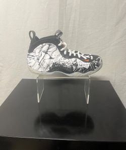 Nike Air FoamPosite Orange Black White 314996-013 Size 7.5
