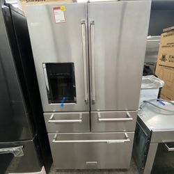 KitchenAid Five Door Refrigerator Stainless Steel