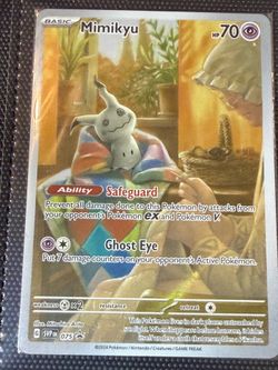 The Pokémon Company Mimikyu Promo Holo 075 Sv: Scarlet & Violet 70HP Safeguard