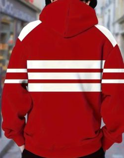 Red and White Los Angeles  Hoodie2xl