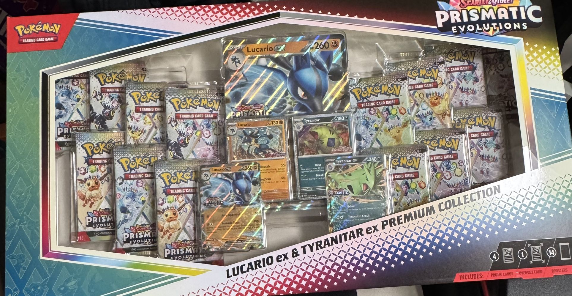 Lucario Ex & Tyranitar Ex Premium Collection