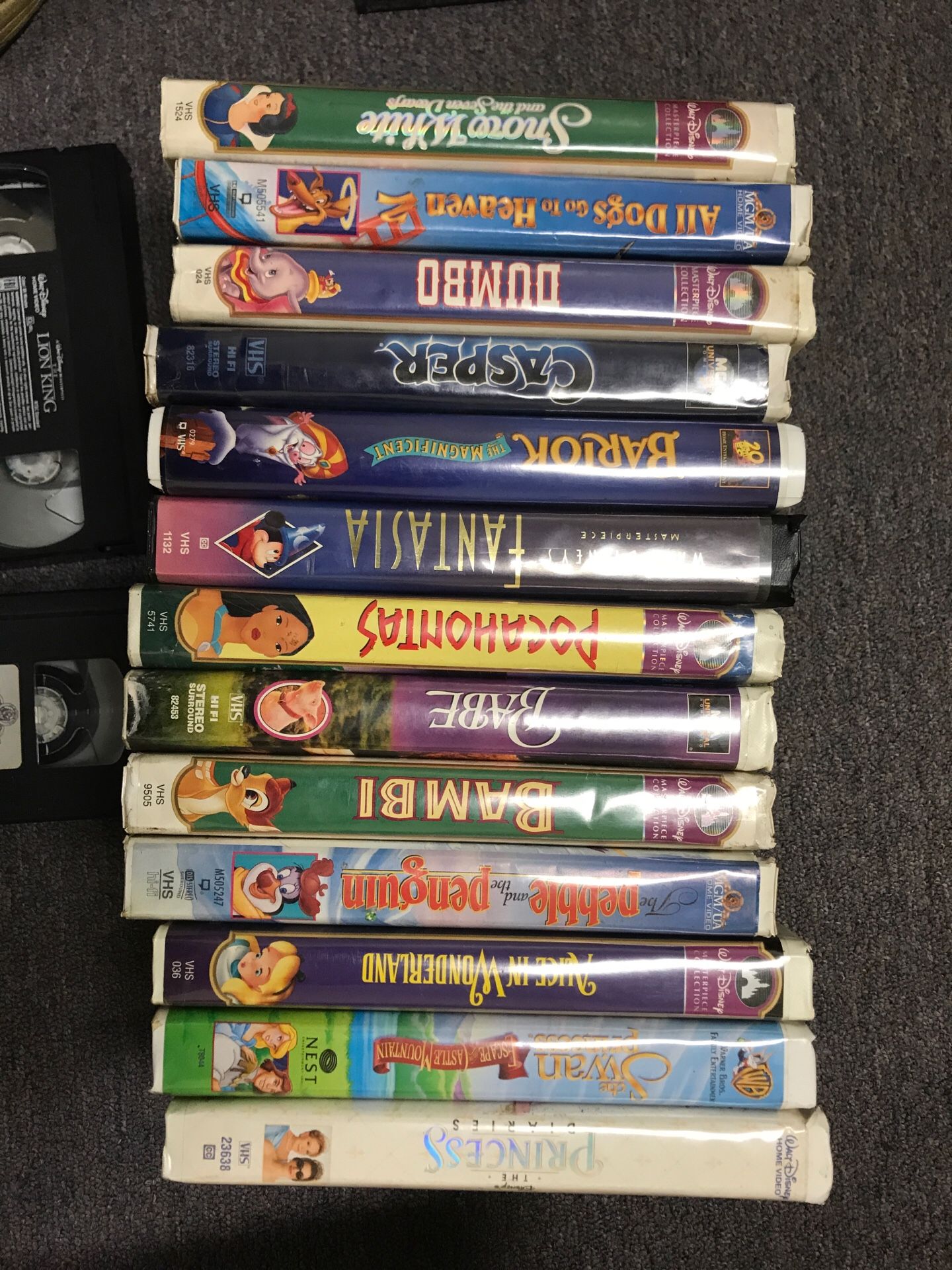 Disney Masterpiece VHS Collection (16)