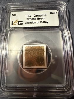 ICG Certified Omaha Beach D-Day Sand