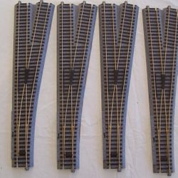 KATO Unitrack HO scale #6  2-863 HP-867 Right Hand Turnout Code 83 Nickel Silver