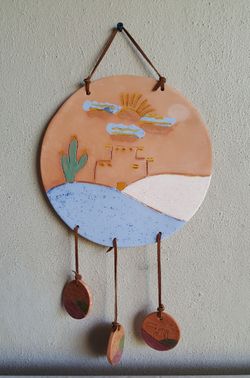 10" ceramic handmade home decor