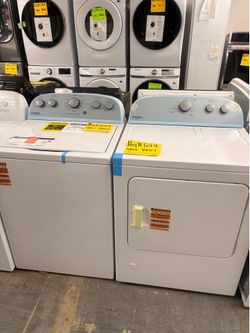 Whirlpool washer and dryer set gas