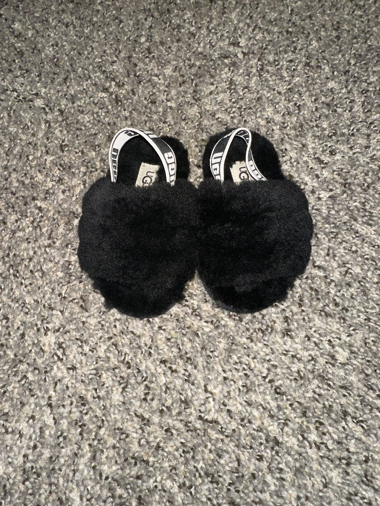 Black Ugg Slippers Toddler Size 6
