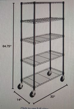 Rolling shelves