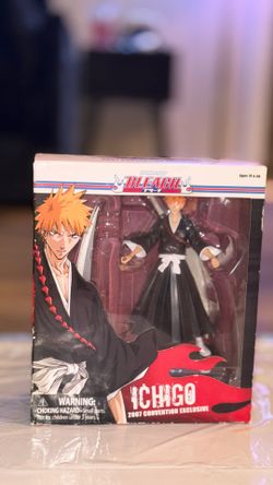 Bleach Ichigo Kurosaki Action Figure - 2007 SDCC Convention Exclusive - Toynami - SEALED NIB - LE 2000