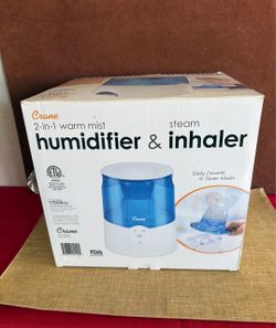 Crane 2-in-1 Warm Mist Humidifier & Steam Inhaler