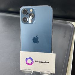 Apple iPhone 12 Pro Max 128GB Pacific Blue Unlocked | $80 Down Take Home Today