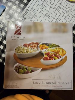 Lazy Susan Swirl Server