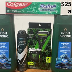 Men’s Hygiene Bundle With Gillette Labs