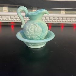 Blue Tea Pot Set