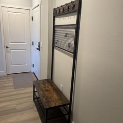 Hallway Coat and Shoe Rack