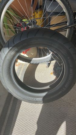 Brand new motorcycle tire