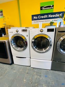 Washer and dryer no credit needed