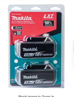 Makita 18V LXT Lithium-Ion High Capacity Battery Pack 3.0Ah with Fuel Gauge (2-Pack)