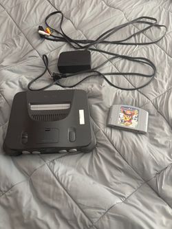 Nintendo 64 with Mario Party 2