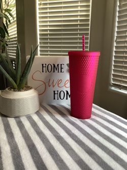 Starbucks Pink Venti Studded Tumbler