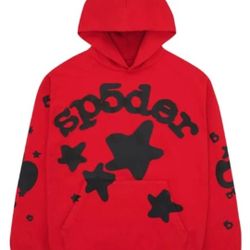 Sp5der Og Web V2 Hoodie Red