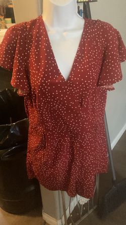 Vintage Pokadot Romper 