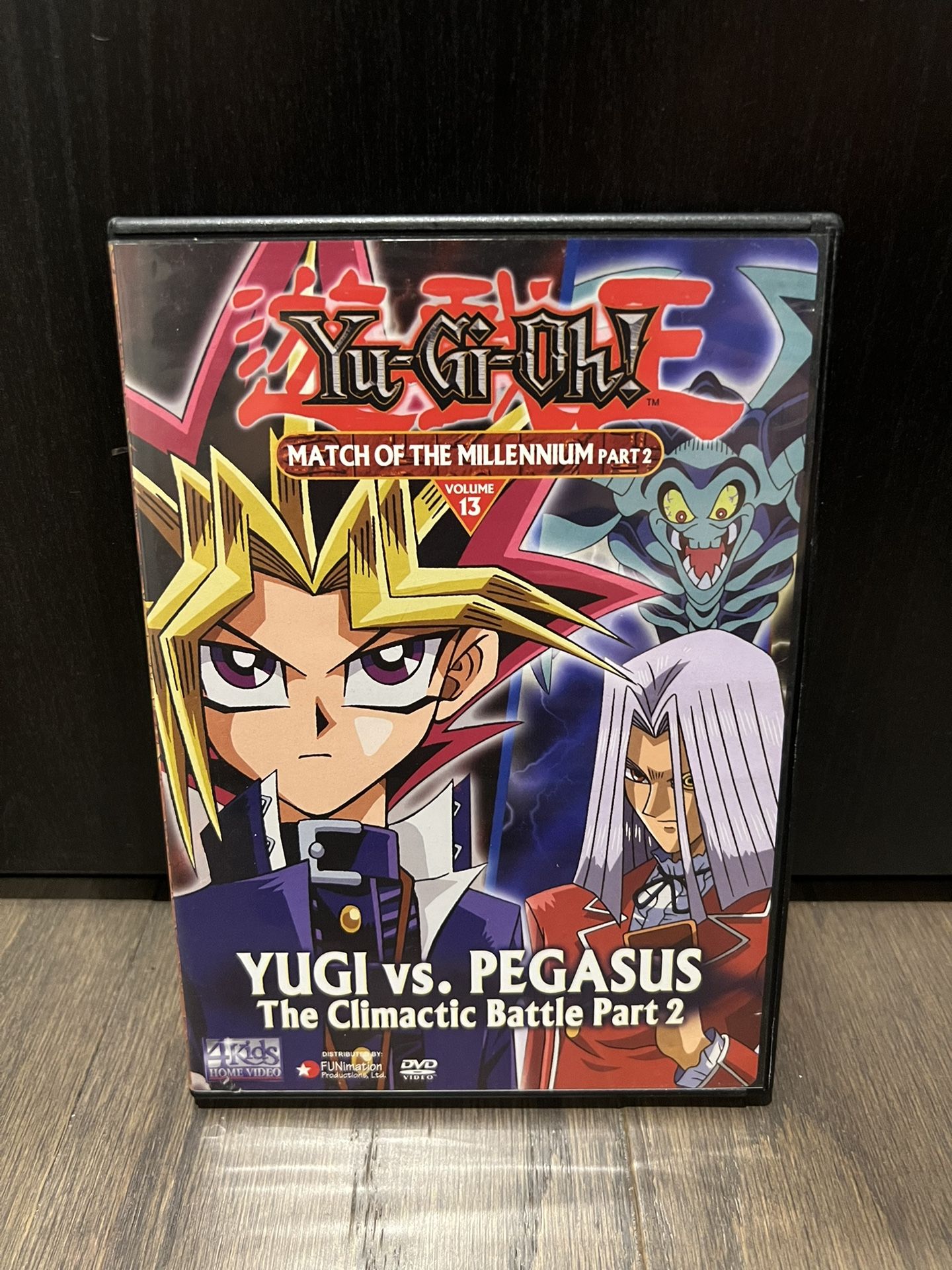 Funimation Yu-Gi-Oh! Vol 13: Match of The Millennium Part 2 DVD with Mini Disc NO MEETUPS