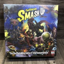 SMASH UP The Shufflebuilding Game of Total Awesomeness! Board Game Paul Peterson