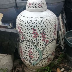 $140 ANTIQUE CHINESE 2' FOOT TALL  LAMP OR VASE ANTIQUE CHINESE LAMP CHINESE VASE
