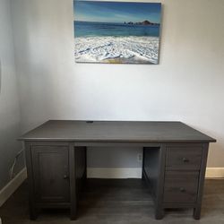 Gray Hemnes Desk
