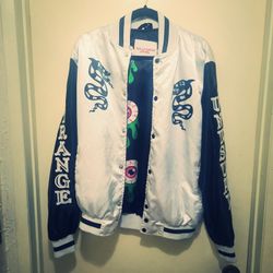 RARE Beetlejuice womans medium bomber jacket
