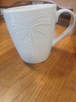 Palm tree coffee mug
