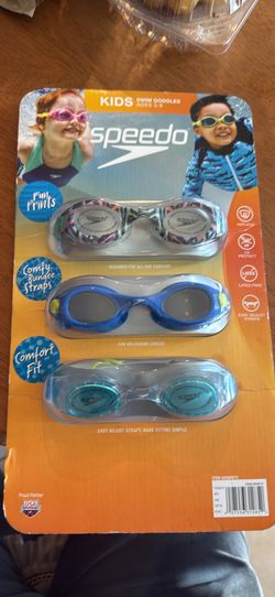 3 Speedo swim goggle new