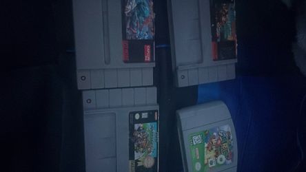 Super Mario 64 + Donkey Kong Country 3 + Mario Paint Lot