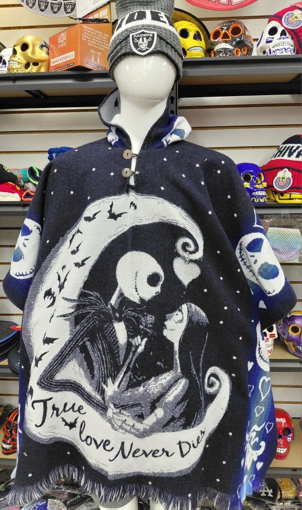 Nightmare Before Christmas Poncho 