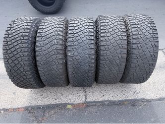 (5) 315/70R17 Goodyear Wrangler Territory