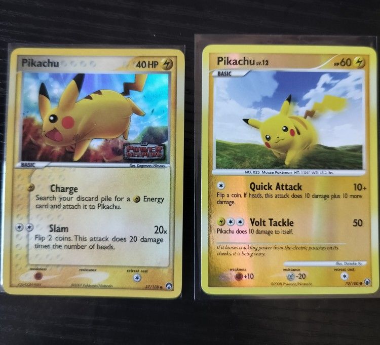 Pokemon Pikachu Power Keepers Reverse & Pikachu Team Magma vs Team Aqua Reverse