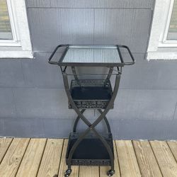 Mimi bar cart with mirror