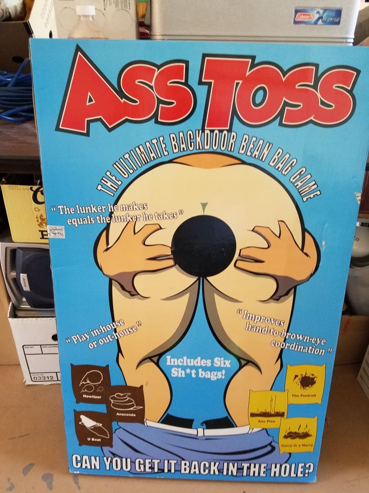 ASS TOSS BEAN BAG GAME (CORN HOLE)