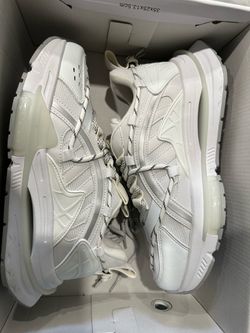 Shiver White Chunky Lace-Up Sneakers