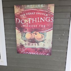 Vintage Canvas Wall Art (40" x 30")