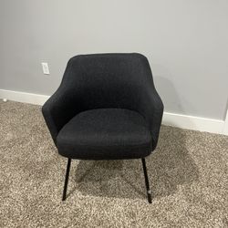 Charcoal Grey Chair
