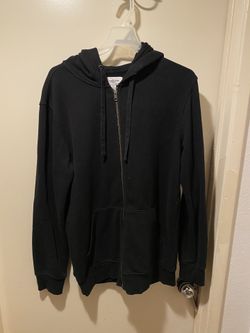 Black Zip Up Hoodie