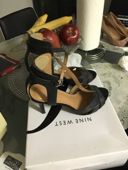 Nine West lady's black heels
