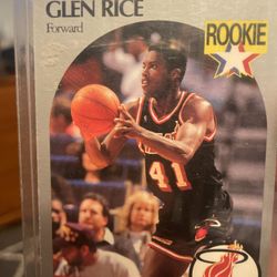 1990-91 NBA Hoops - Glen Rice #168 (RC)
