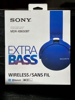 Sony MDR-XB650BT Wireless/Bluetooth Headphones