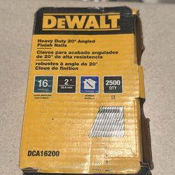DEWALT 2 in. 16-Gauge Angled Finish Nails