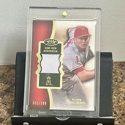 Mark Trumbo tier one tops game used patch card