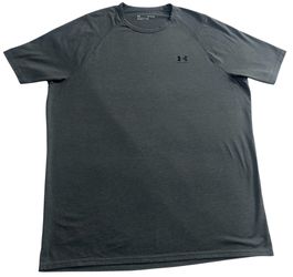 Under Armour Men’s Gray Short Sleeve Crew Neck Loose Fit HeatGear Shirt Sz XL